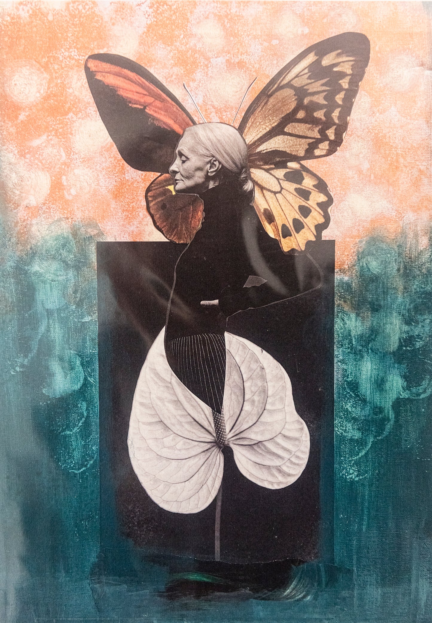 Valen Bouza - Madame Butterfly collage