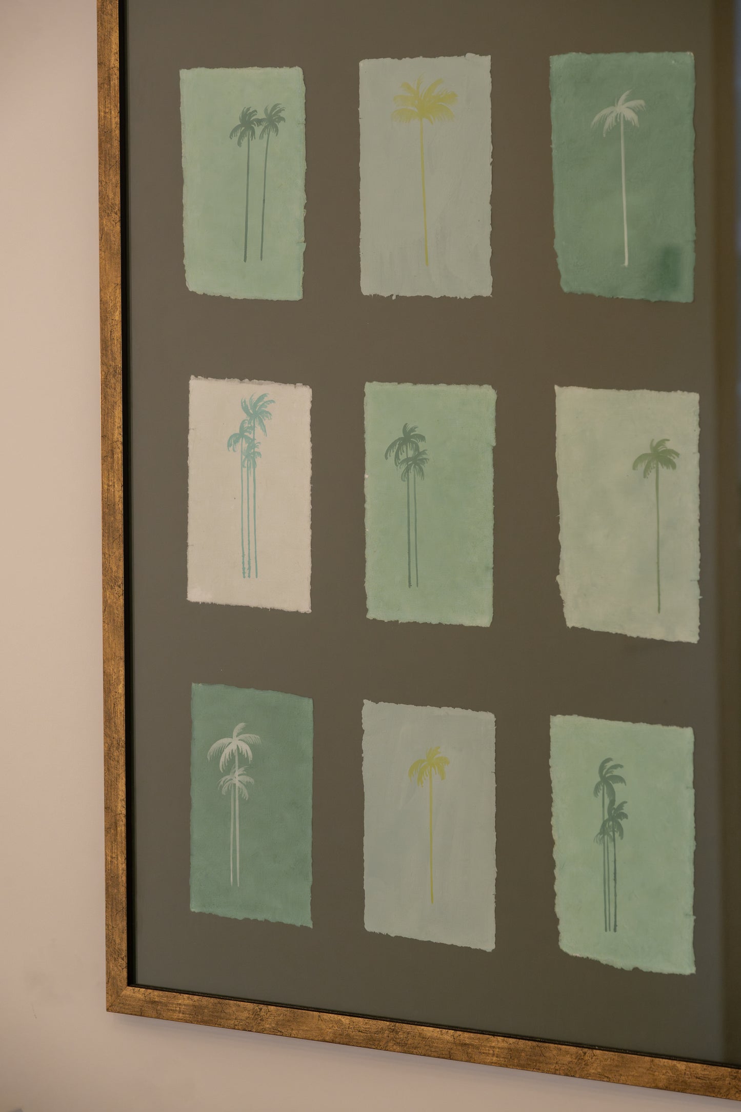 Andrea Celestino - Green and Gold Palms
