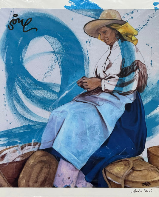 Aida Miro - Payesa in blue