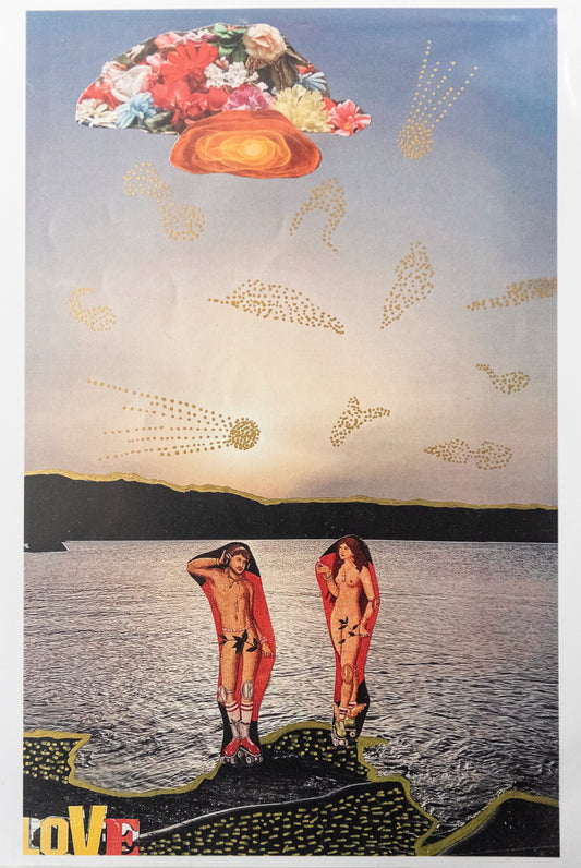 Valen Bouza - Adan y Eva collage