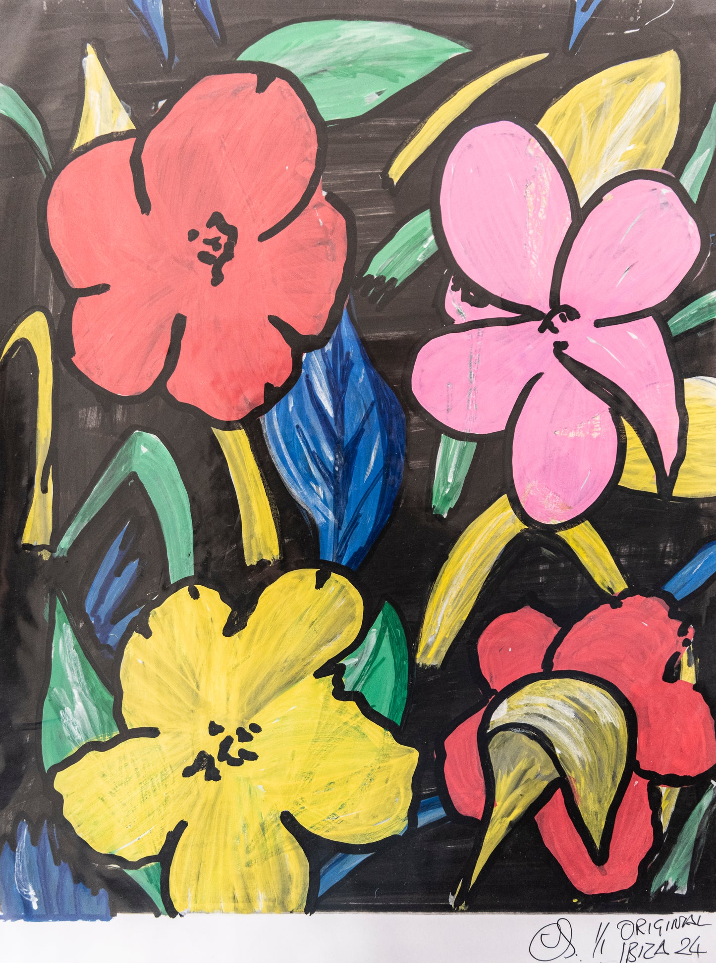 Lost Artist - Warhol flowers