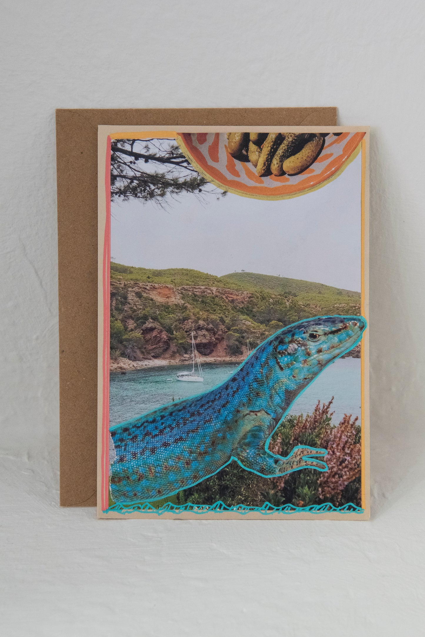 Valen Bouza - Lagartija Postcard