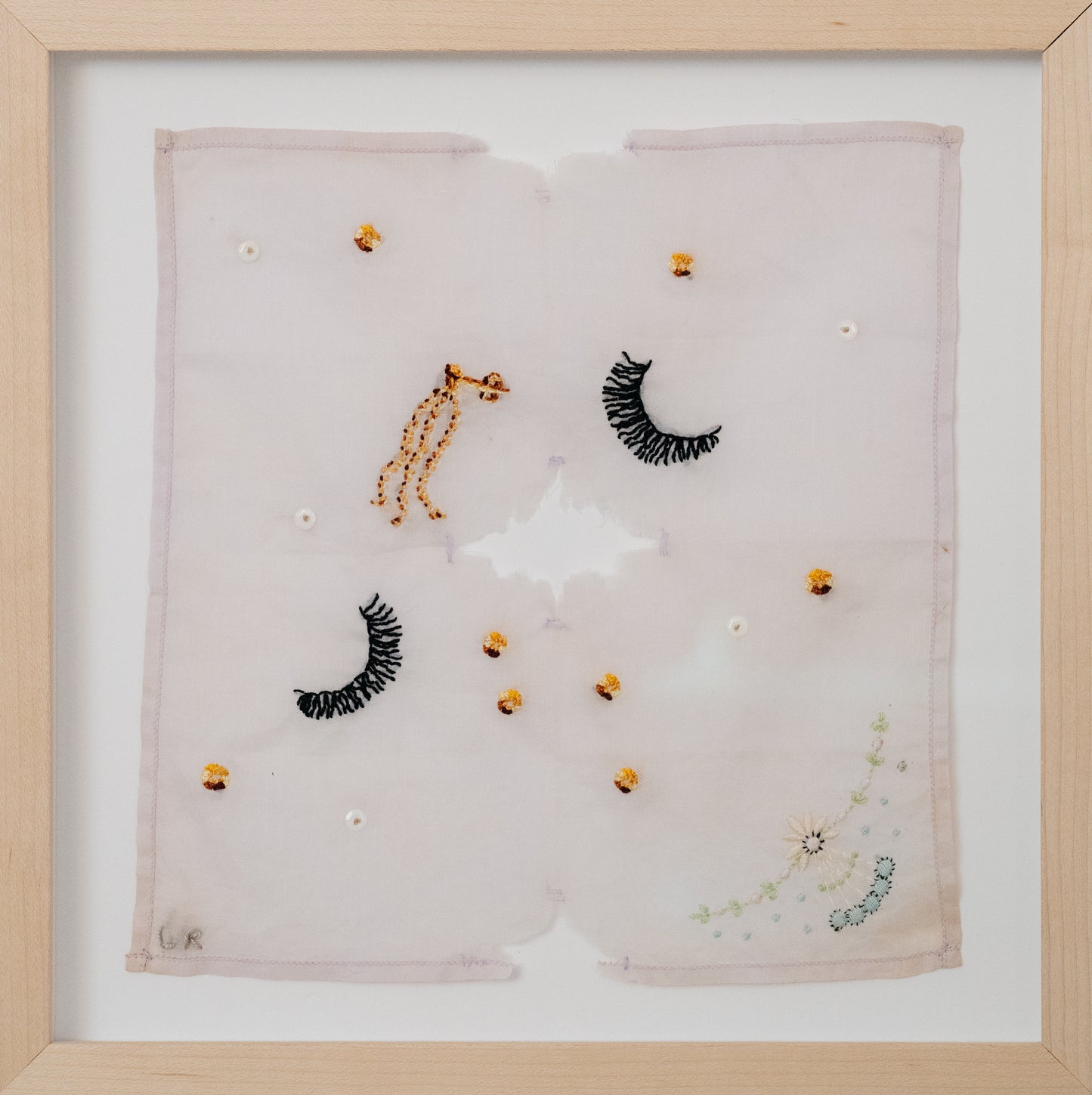 Liz Kueneke - Fake Eyelashes, Earring & Sequins