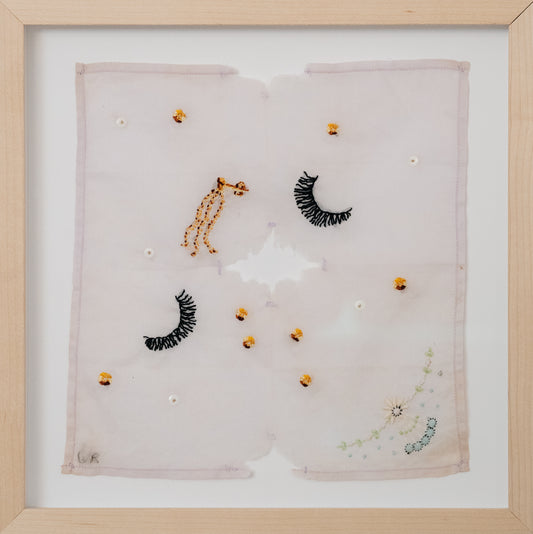 Liz Kueneke - Fake Eyelashes, Earring & Sequins