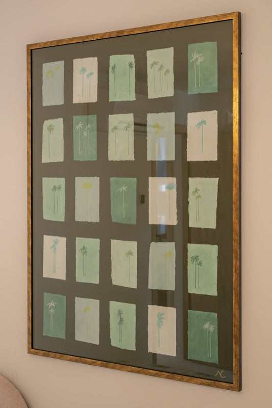 Andrea Celestino - Green and Gold Palms